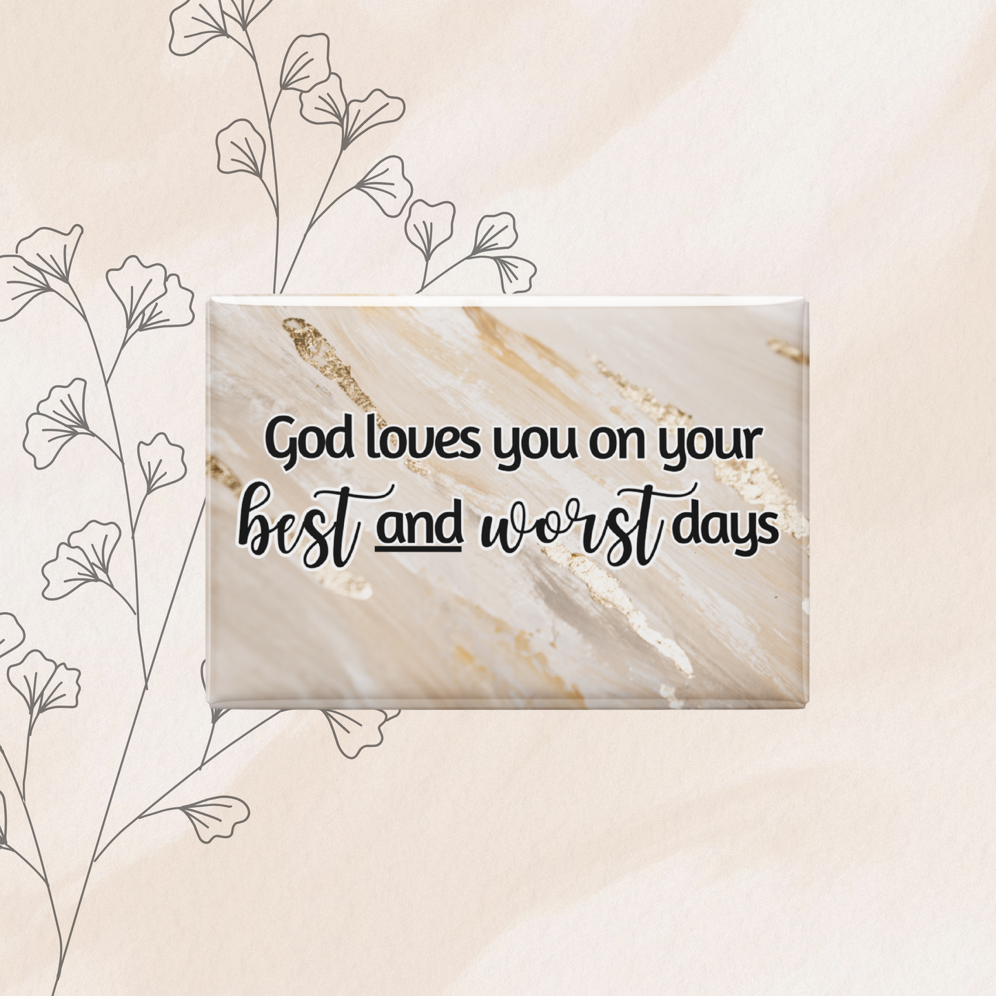 Strength & Encouragement - Reminder Magnets (set of 4)