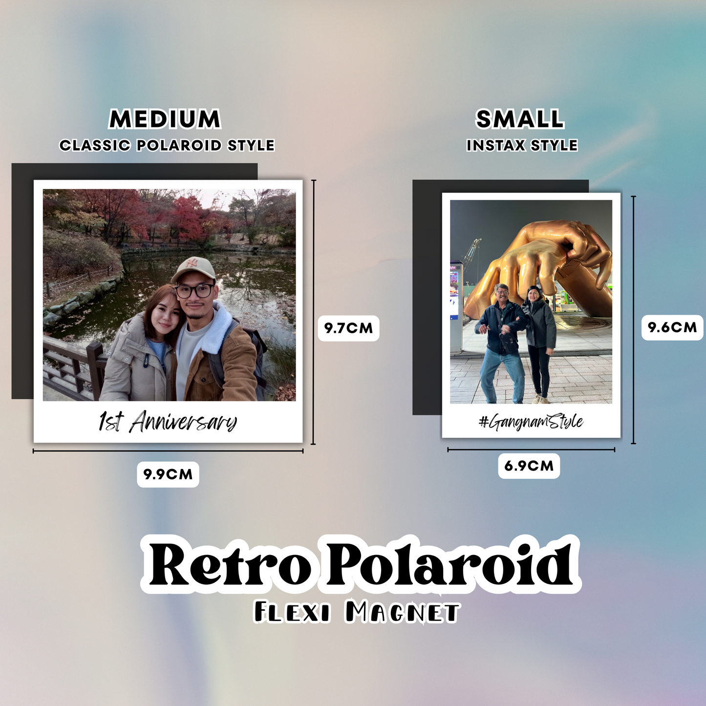 Retro Polaroid - Flexi Magnets