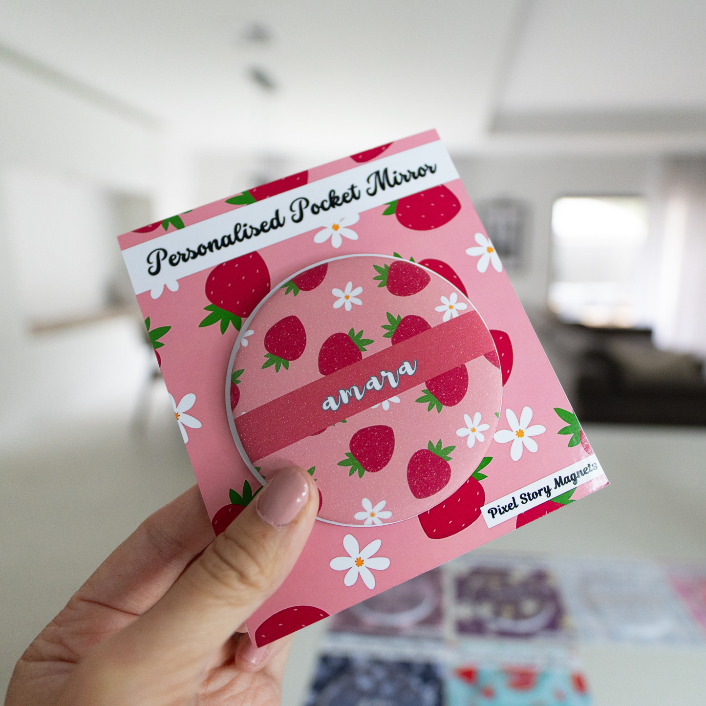 Personalised Pocket Mirror