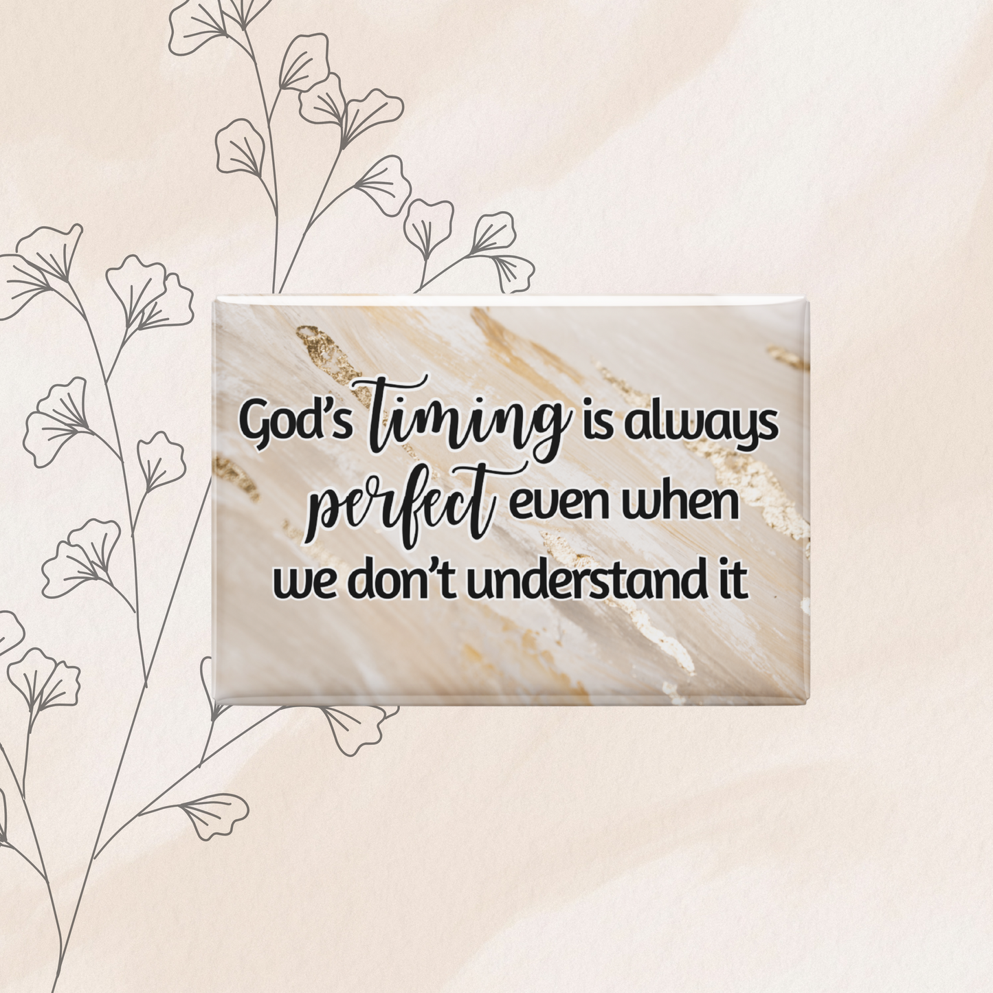 Strength & Encouragement - Reminder Magnets (set of 4)