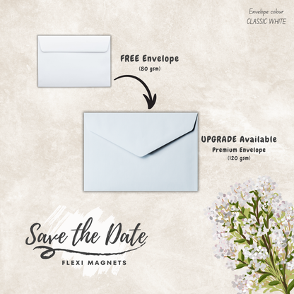 Save the Date Magnets - Polaroid Style