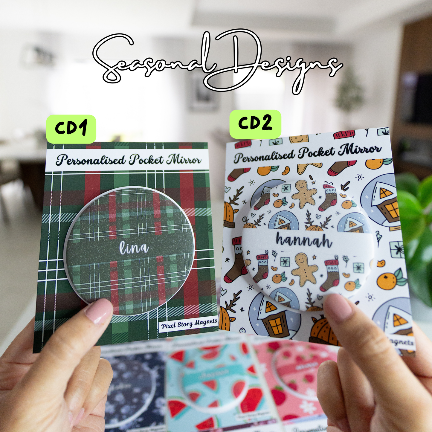 Personalised Pocket Mirror