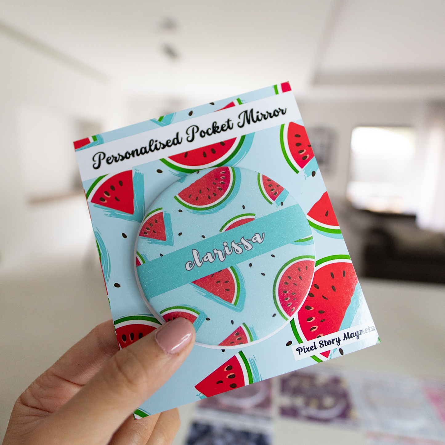 Personalised Pocket Mirror