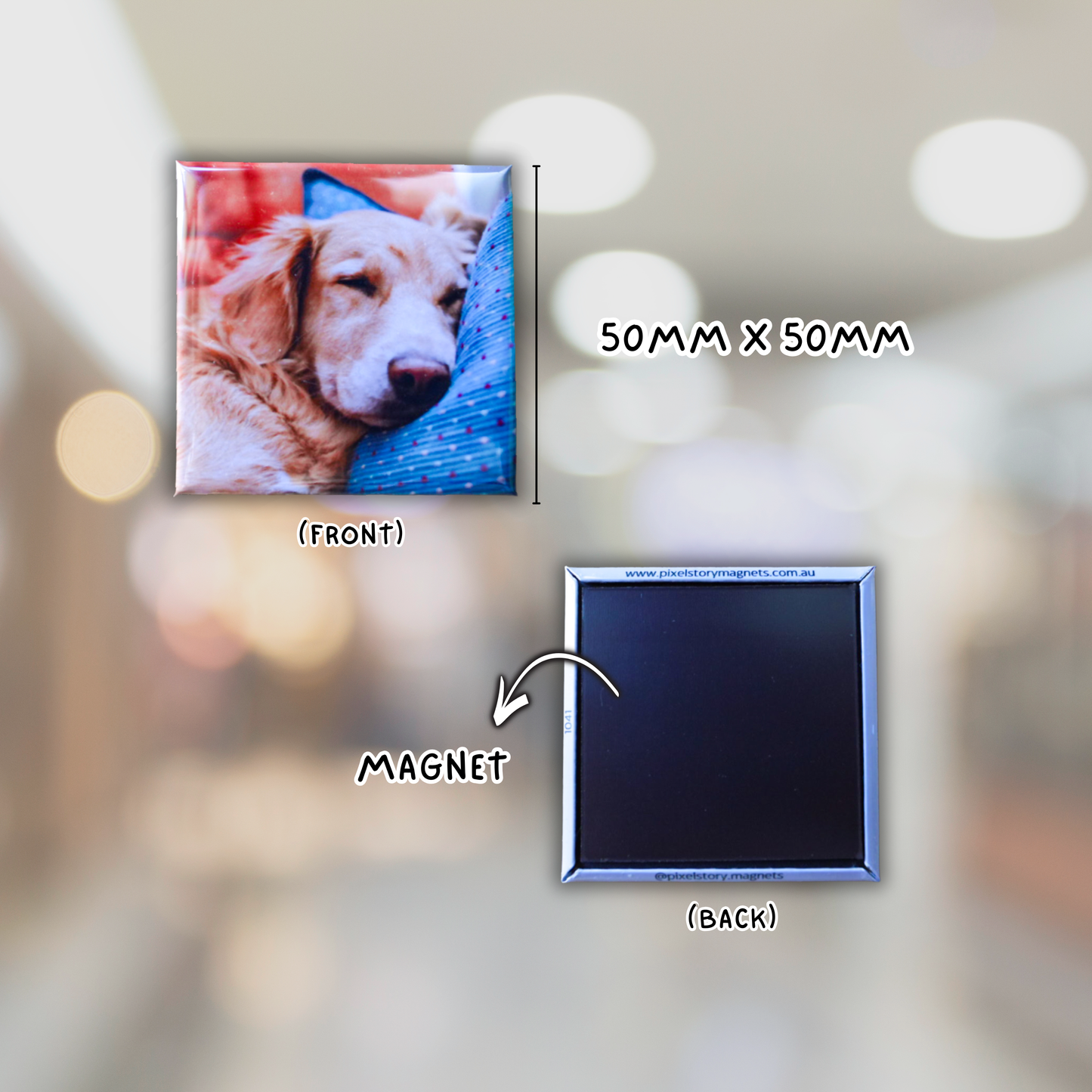 Custom Photo Magnets (Square)